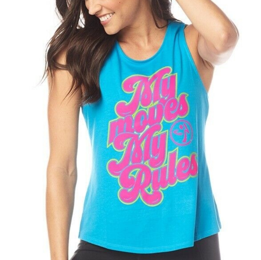 Zumba Fitness My Moves My Rules Tank Top
